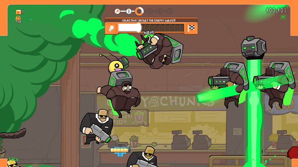 Screenshot 9 of Alien Hominid Invasion