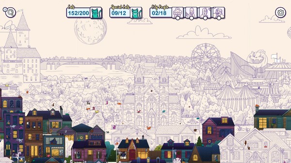 Screenshot 1 of Hidden Cats in Spooky Town