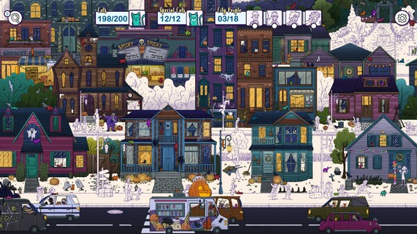 Screenshot 6 of Hidden Cats in Spooky Town