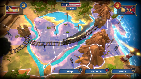 Screenshot 1 of The Bluecoats: North & South