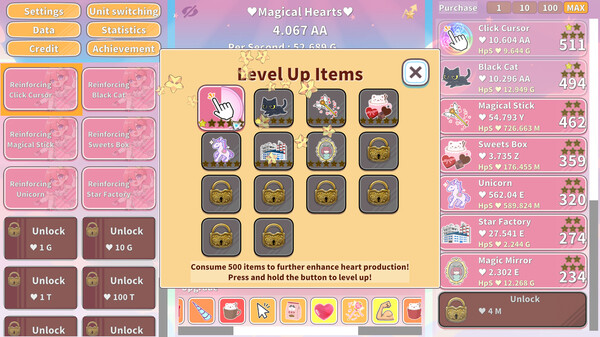 Screenshot 4 of Magical Girl Clicker