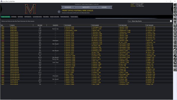 Screenshot 3 of Front Office Football Nine