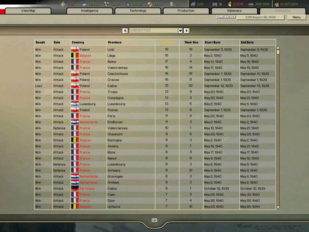 Screenshot 1 of Hearts of Iron 2 Complete