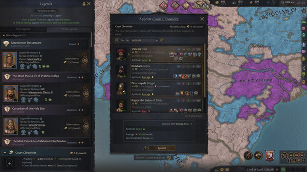 Screenshot 2 of Crusader Kings III: Legends of the Dead