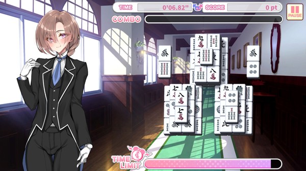 Screenshot 1 of Otoko Cross: Pretty Boys Mahjong Solitaire