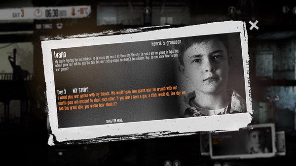 Screenshot 2 of This War of Mine - The Little Ones DLC