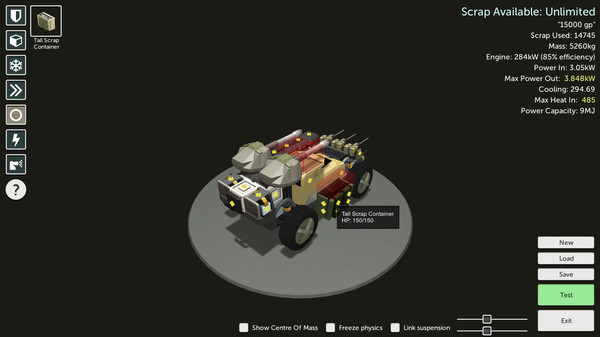 Screenshot 4 of Scraps: Modular Vehicle Combat