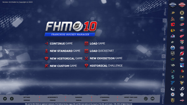 Screenshot 1 of Franchise Hockey Manager 10