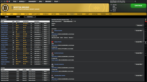 Screenshot 2 of Franchise Hockey Manager 10