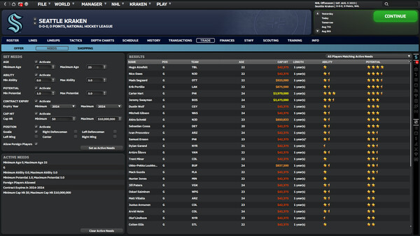 Screenshot 3 of Franchise Hockey Manager 10