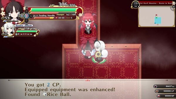 Screenshot 1 of Touhou Genso Wanderer -FORESIGHT-