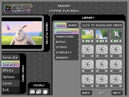 Screenshot 2 of Nonsensical Video Generator