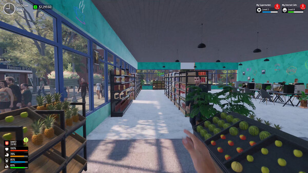 Screenshot 12 of Internet Cafe & Supermarket Simulator 2024