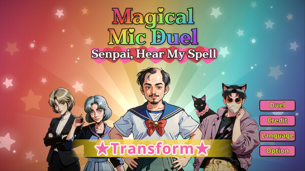 Screenshot 1 of Magical Mic Duel: Senpai, Hear My Spell