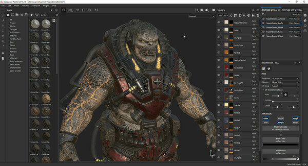 Screenshot 1 of Substance 3D Painter 2024