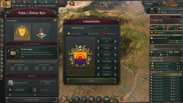 Screenshot 2 of Victoria 3: Sphere of Influence