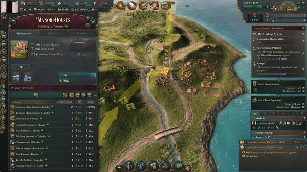 Screenshot 8 of Victoria 3: Sphere of Influence