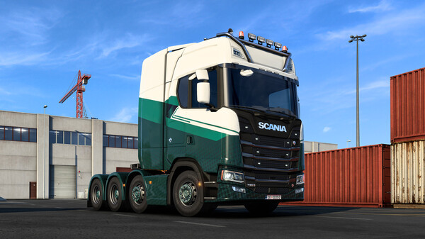 Screenshot 4 of Euro Truck Simulator 2 - Modern Lines Paint Jobs Pack