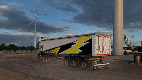 Screenshot 6 of Euro Truck Simulator 2 - Modern Lines Paint Jobs Pack