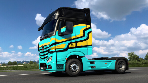 Screenshot 8 of Euro Truck Simulator 2 - Modern Lines Paint Jobs Pack