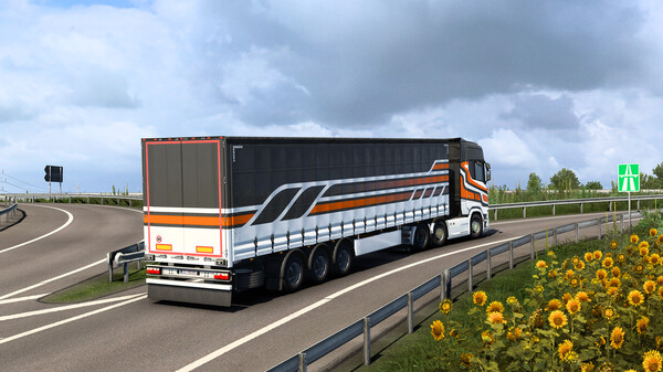 Screenshot 10 of Euro Truck Simulator 2 - Modern Lines Paint Jobs Pack