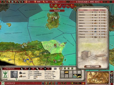 Screenshot 4 of Europa Universalis: Rome - Gold Edition