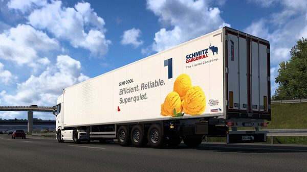 Screenshot 1 of Euro Truck Simulator 2 - Schmitz Cargobull Trailer Pack