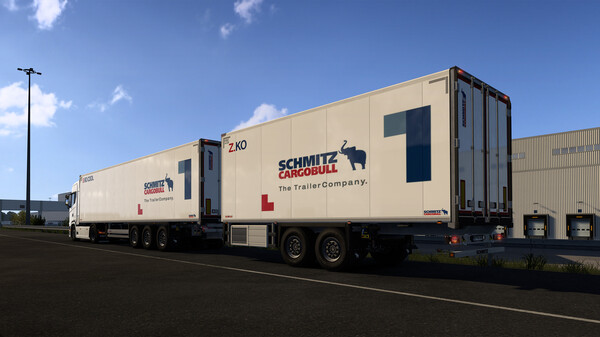 Screenshot 3 of Euro Truck Simulator 2 - Schmitz Cargobull Trailer Pack