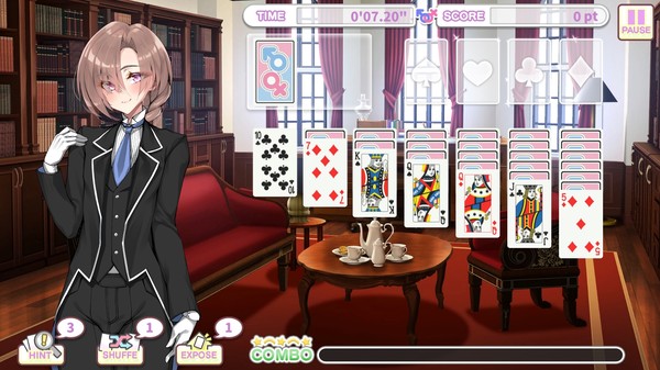 Screenshot 1 of Otoko Cross: Pretty Boys Klondike Solitaire