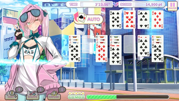 Screenshot 6 of Otoko Cross: Pretty Boys Klondike Solitaire