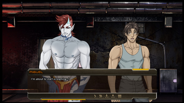 Screenshot 14 of Alpha Hole Prison - A Yaoi, Gay, Bara Visual Novel