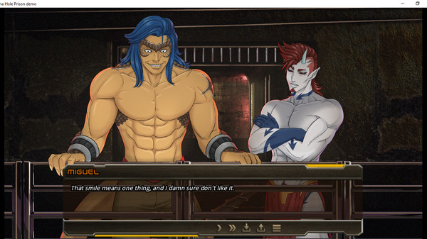 Screenshot 10 of Alpha Hole Prison - A Yaoi, Gay, Bara Visual Novel