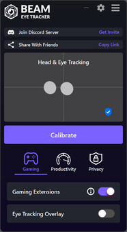 Screenshot 2 of Beam Eye Tracker