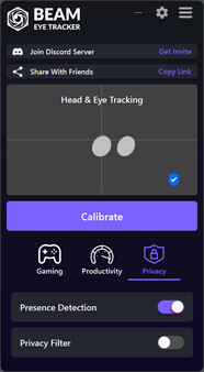 Screenshot 4 of Beam Eye Tracker