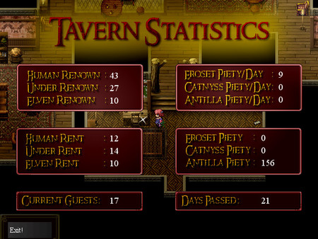 Screenshot 14 of Moonstone Tavern - A Fantasy Tavern Sim!