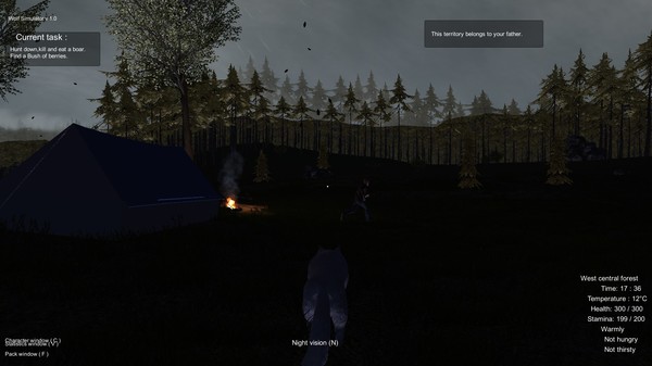 Screenshot 1 of Wolf Simulator