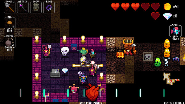 Screenshot 1 of Crypt of the NecroDancer: AMPLIFIED