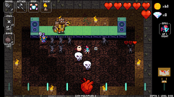 Screenshot 2 of Crypt of the NecroDancer: AMPLIFIED