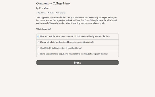 Screenshot 1 of Community College Hero: Trial by Fire