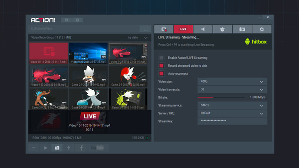 Screenshot 3 of Action! - Gameplay Recording and Streaming
