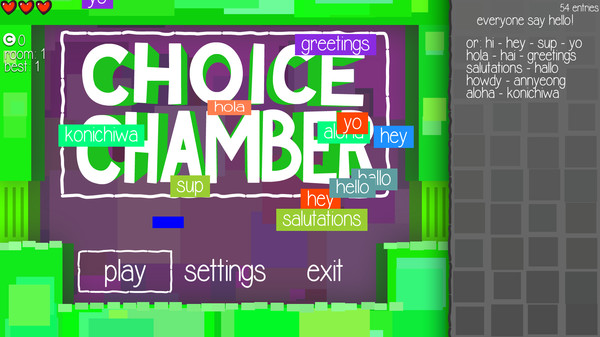 Screenshot 1 of Choice Chamber