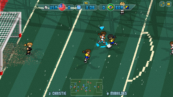 Screenshot 2 of Pixel Cup Soccer 17