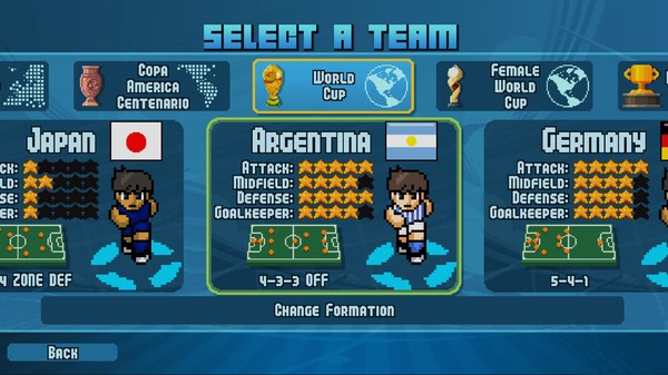 Screenshot 10 of Pixel Cup Soccer 17