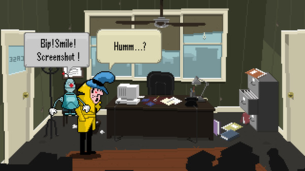 Screenshot 1 of Detective Case and Clown Bot in: Murder in the Hotel Lisbon