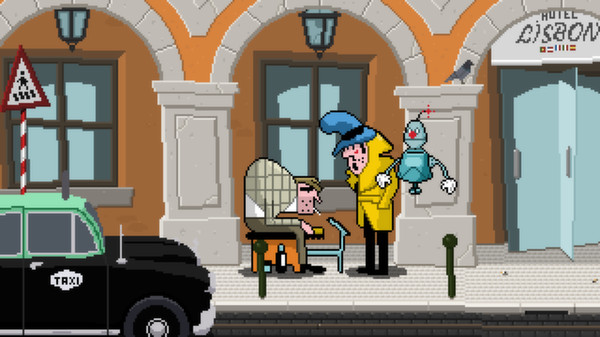 Screenshot 3 of Detective Case and Clown Bot in: Murder in the Hotel Lisbon