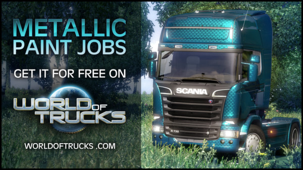 Screenshot 1 of Euro Truck Simulator 2 - Metallic Paint Jobs Pack