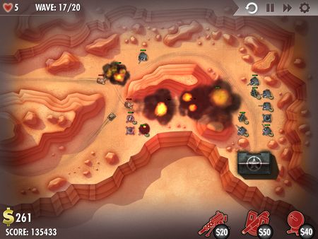 Screenshot 1 of iBomber Defense