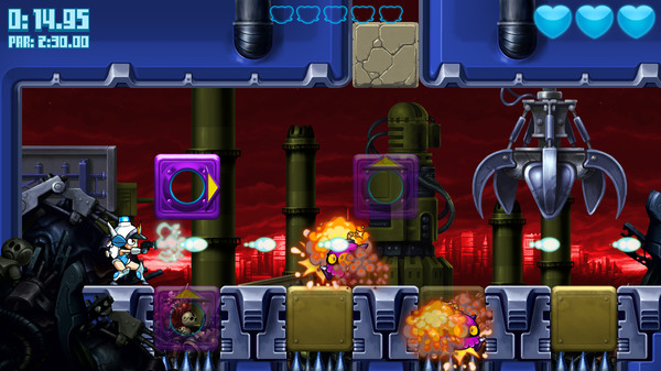 Screenshot 1 of Mighty Switch Force! Hyper Drive Edition