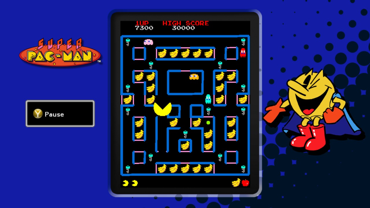 pac man museum backwards compatibility