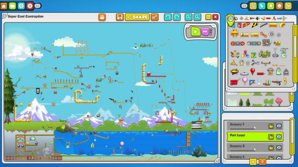 contraption maker multiplayer puzzles